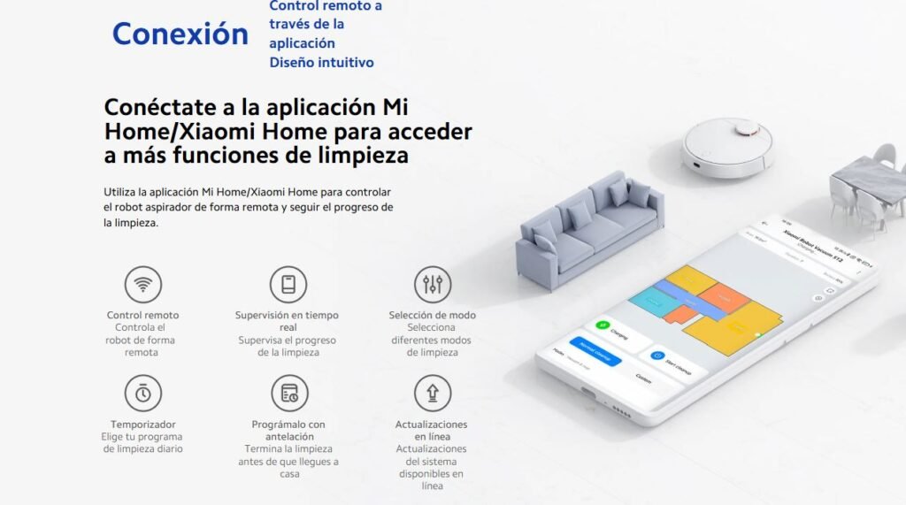 Xiaomi Robot Vacuum S12 - Conectividad