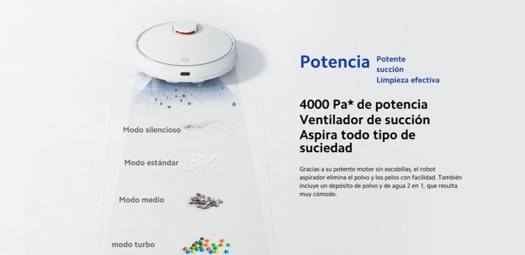 Xiaomi Robot Vacuum S12 - Potencia